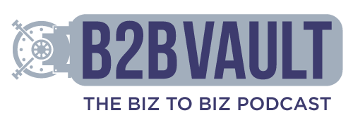 B2B Vault; The Biz To Biz Podcast Logo